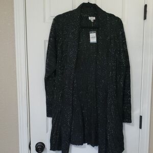 Avenue Black Cardigan Sweater